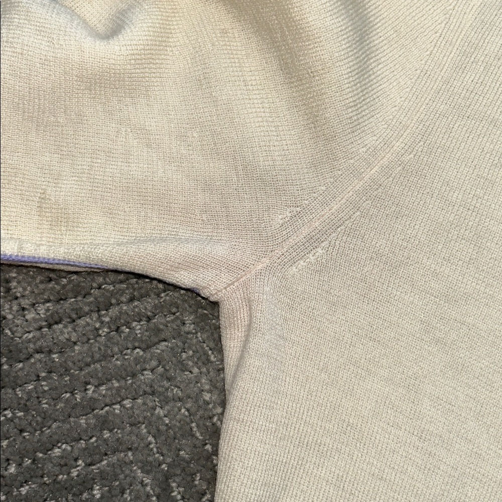 Theory Merino Wool Cardigan Gathered Sleeve Detail Size Medium - Picture 9 of 15